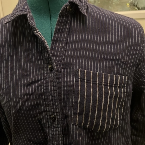 Madewell Pin Stripe Shirt - Picture 11 of 15